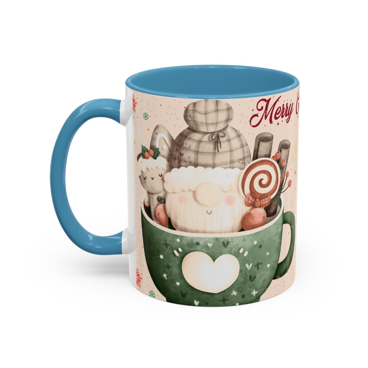 Holiday Coffee Mug – Merry Christmas Design, Cute Gift for Coffee Lovers, Festive Mug for Winter Celebrations, Unique Holiday Decor