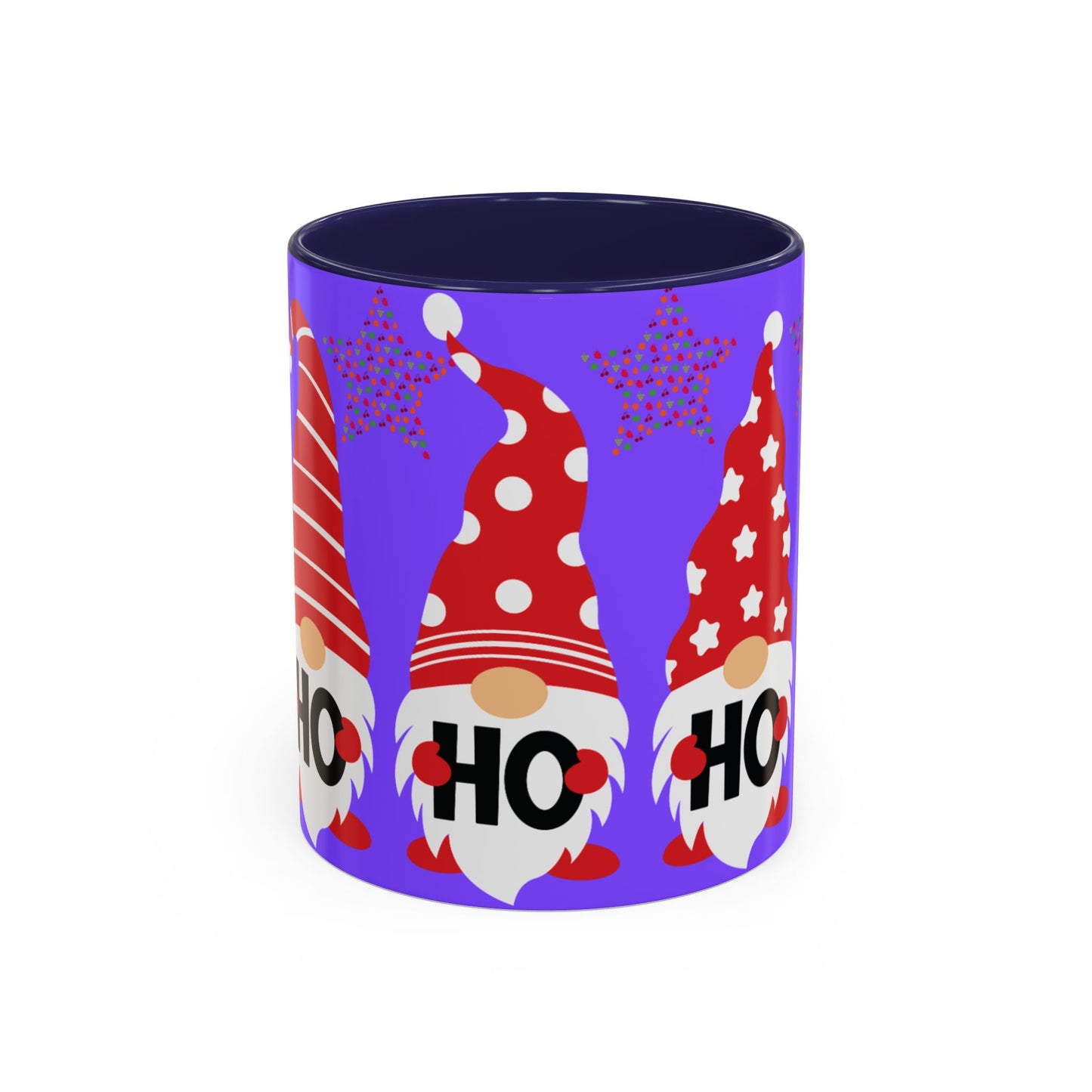 Gnome Holiday Coffee Mug, Festive Mug, Christmas Gift Mug, Cute Gnome Cup, Ho Ho Ho Coffee Mug