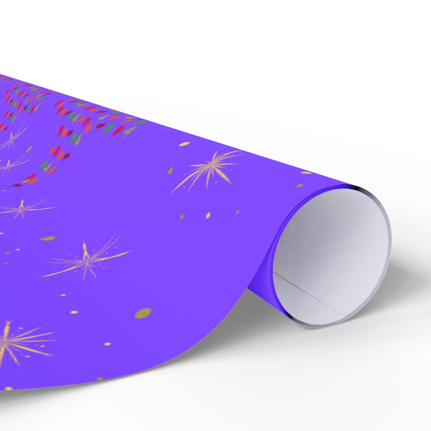 Festive Wrapping Paper with Gnomes & Stars, Holiday Gift Wrap, Christmas, Birthdays, DIY Crafts, Party Supplies, Ho Ho Ho Design