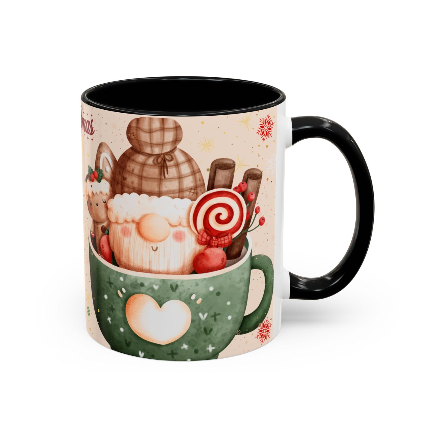 Holiday Coffee Mug – Merry Christmas Design, Cute Gift for Coffee Lovers, Festive Mug for Winter Celebrations, Unique Holiday Decor