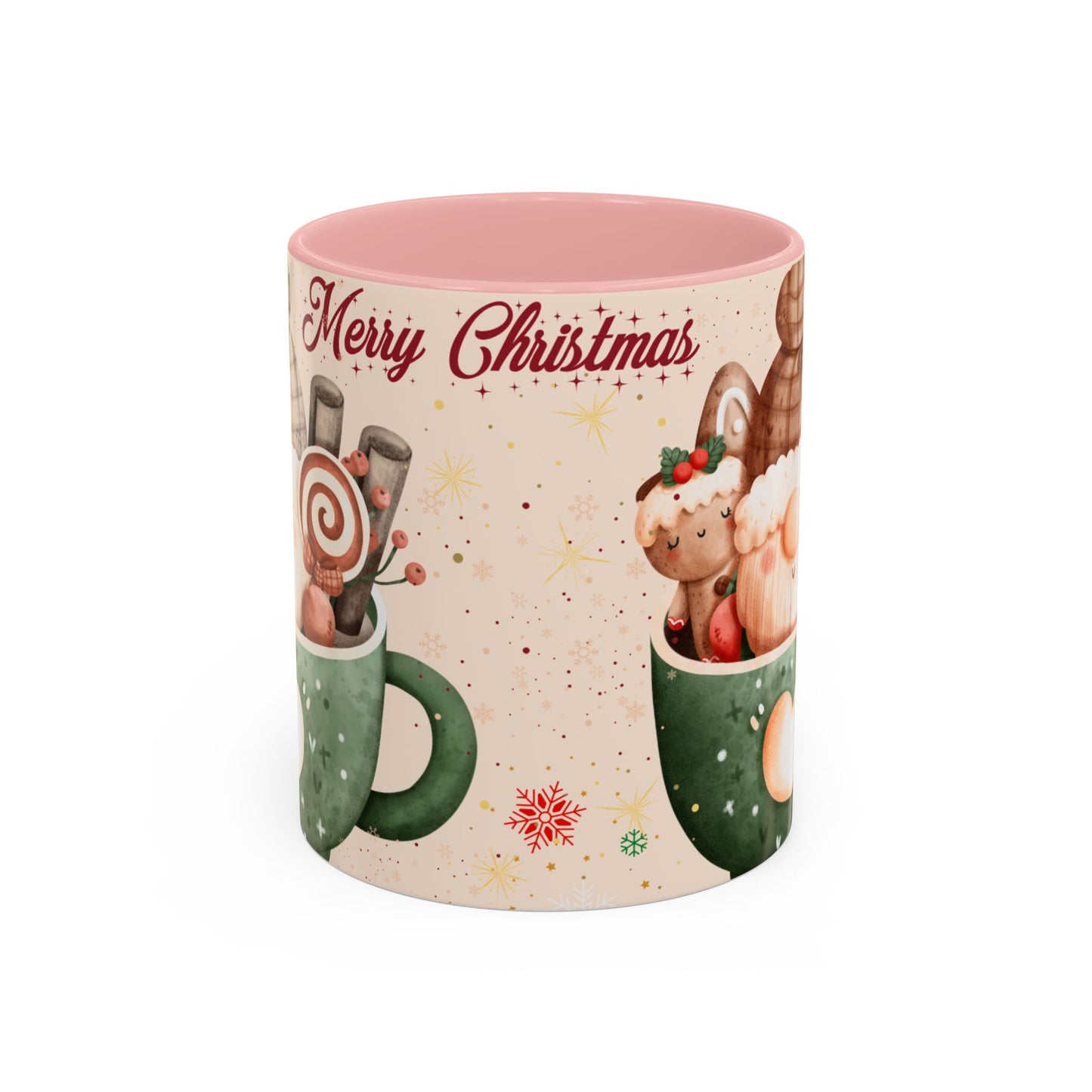Holiday Coffee Mug – Merry Christmas Design, Cute Gift for Coffee Lovers, Festive Mug for Winter Celebrations, Unique Holiday Decor