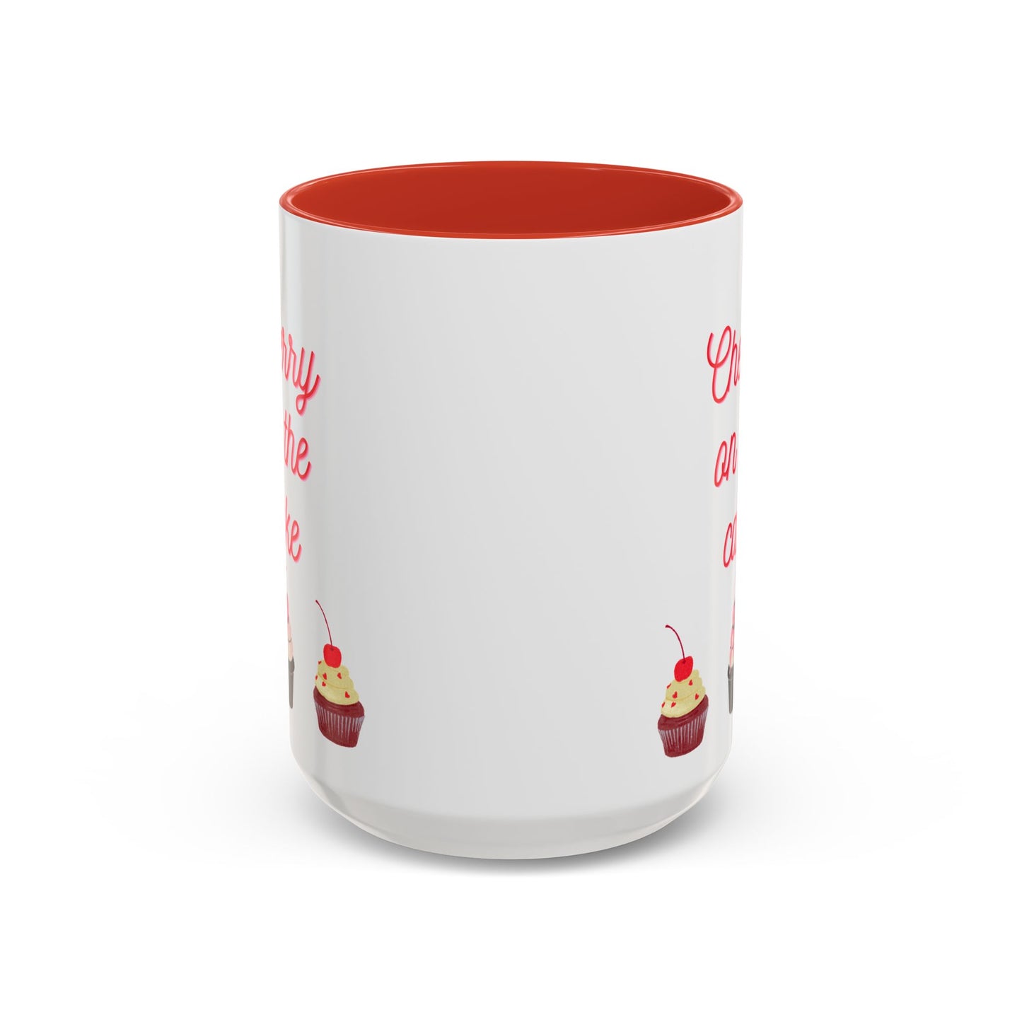 Cute Cupcake Themed Coffee Mug, Sweet Gift for Birthdays, Party Favor, Baking Lover, Kitchen Decor, Cherry on the Cake