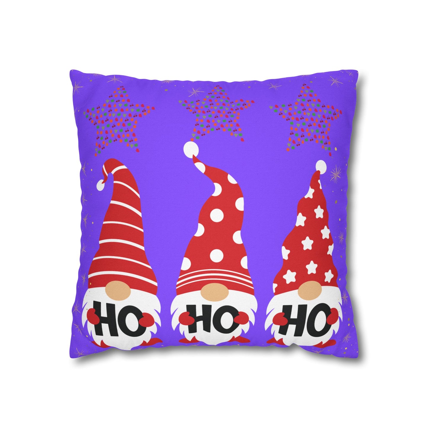 Festive Gnome Pillowcase, Holiday Decor, Cozy Home Accent, Christmas Gift, Seasonal Cushion Cover, Fun Gnome Design