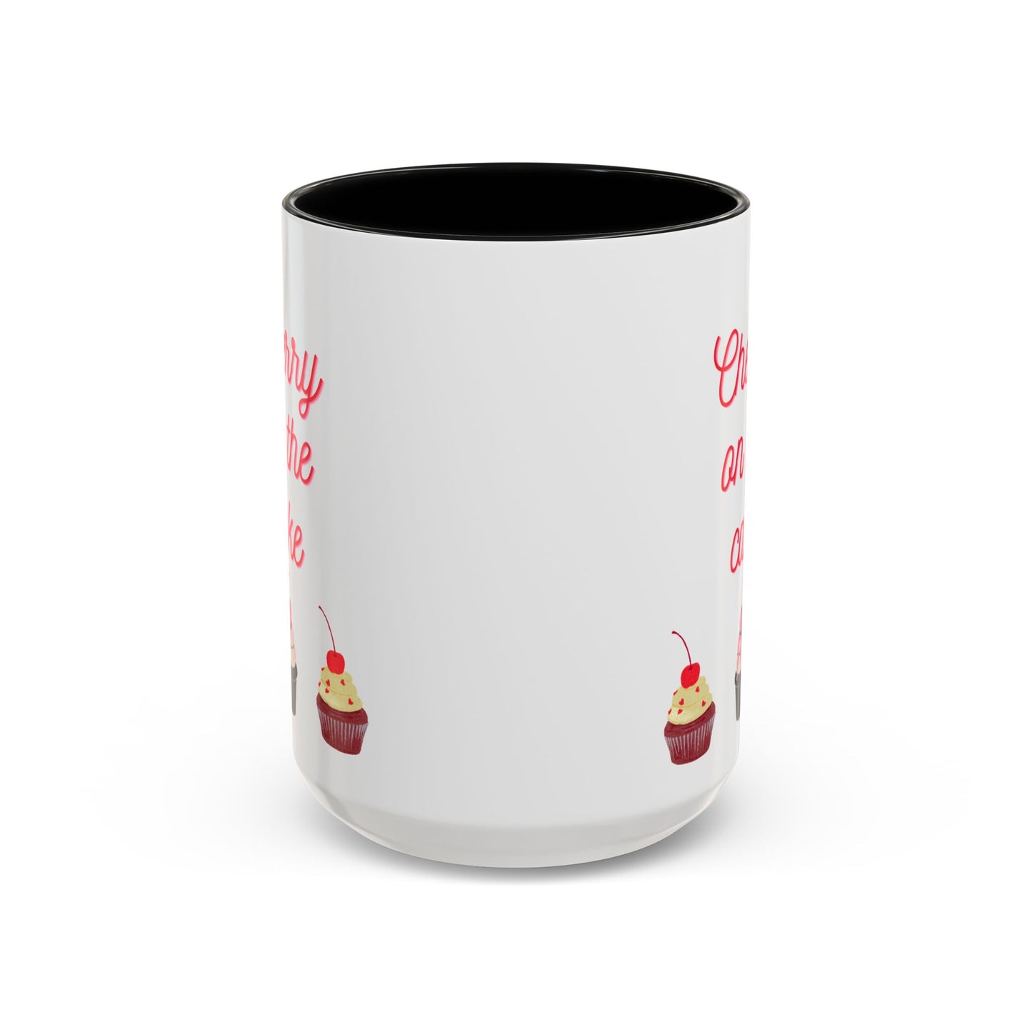 Cute Cupcake Themed Coffee Mug, Sweet Gift for Birthdays, Party Favor, Baking Lover, Kitchen Decor, Cherry on the Cake