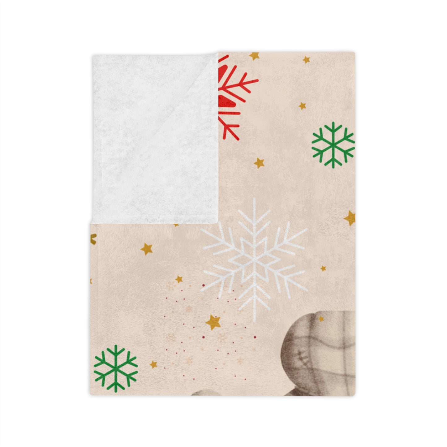 Cozy Hot Cocoa Velveteen Microfiber Blanket, Holiday Gift, Winter Decor, Snuggle Blanket, Home Comfort, Warmth and Joy