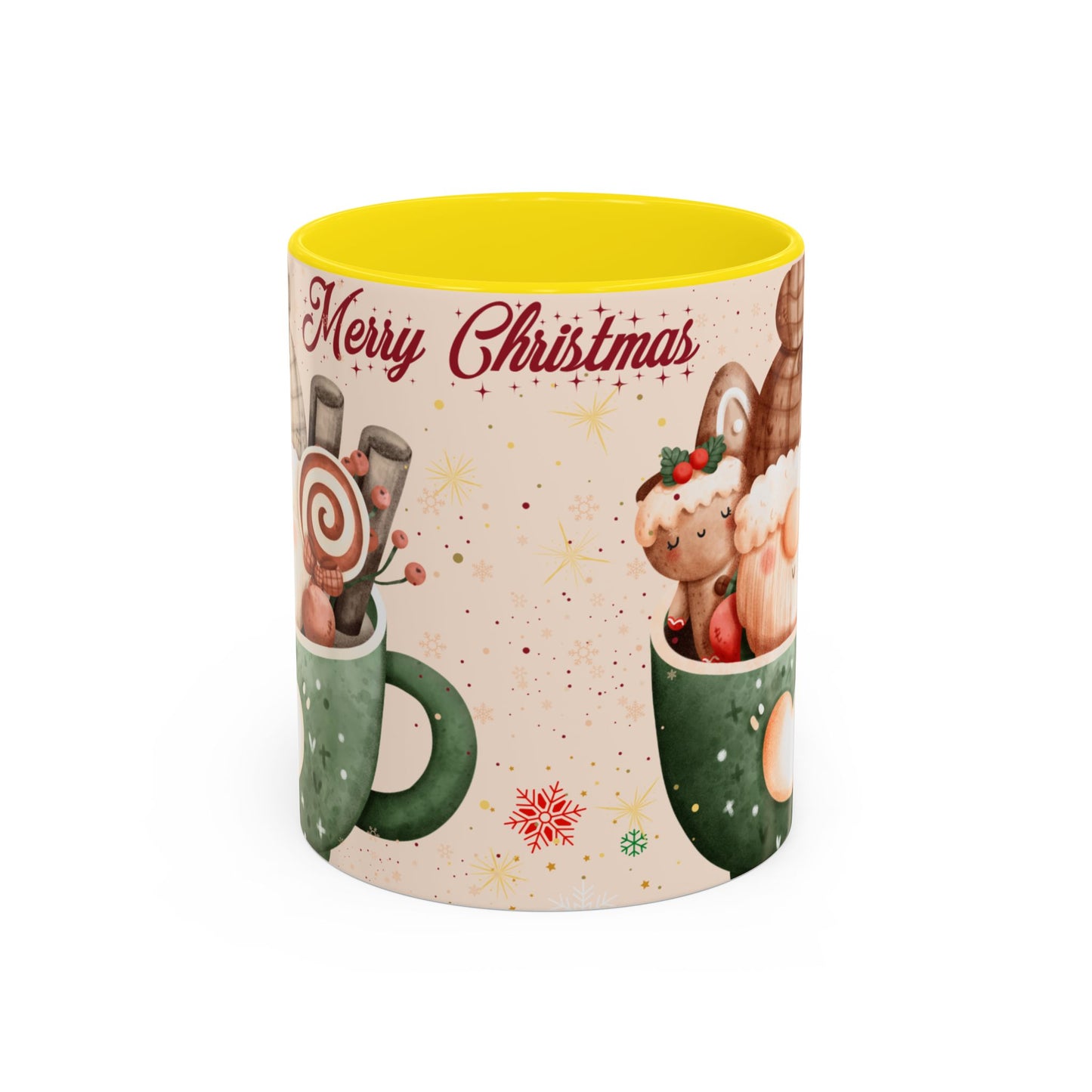Holiday Coffee Mug – Merry Christmas Design, Cute Gift for Coffee Lovers, Festive Mug for Winter Celebrations, Unique Holiday Decor