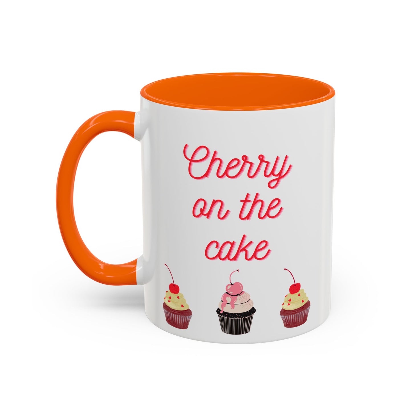 Cute Cupcake Themed Coffee Mug, Sweet Gift for Birthdays, Party Favor, Baking Lover, Kitchen Decor, Cherry on the Cake
