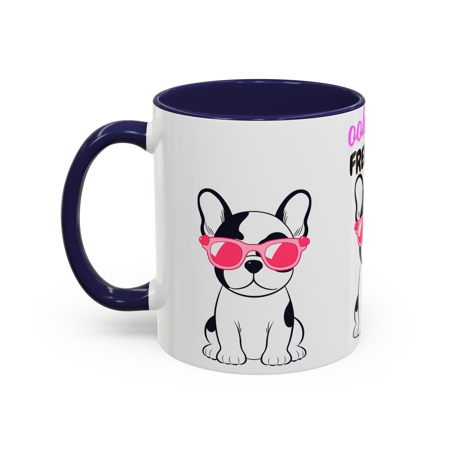 Trendy French Bulldog Coffee Mug, Dog Lover Gift, Ooh La La Frenchie Mug, Cute Pet Mug, Fun Drinkware, Animal Lover Cup