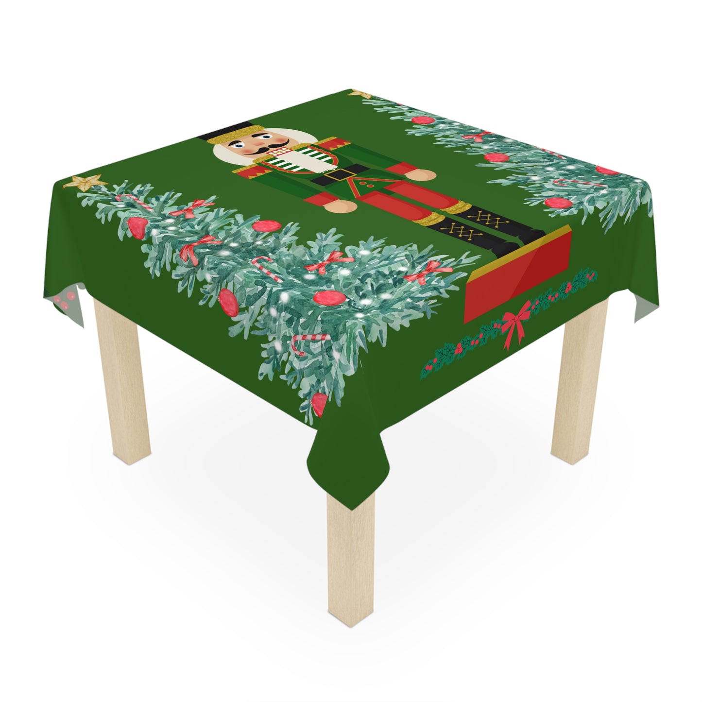 Nutcracker Christmas Tablecloth