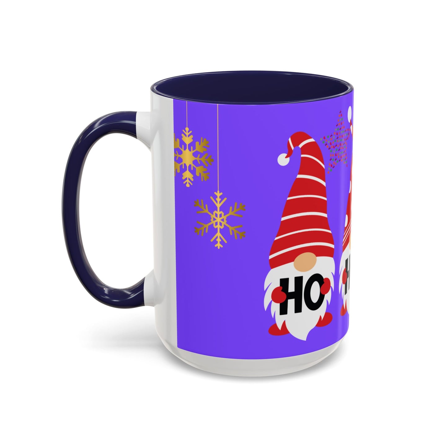 Gnome Holiday Coffee Mug, Festive Mug, Christmas Gift Mug, Cute Gnome Cup, Ho Ho Ho Coffee Mug