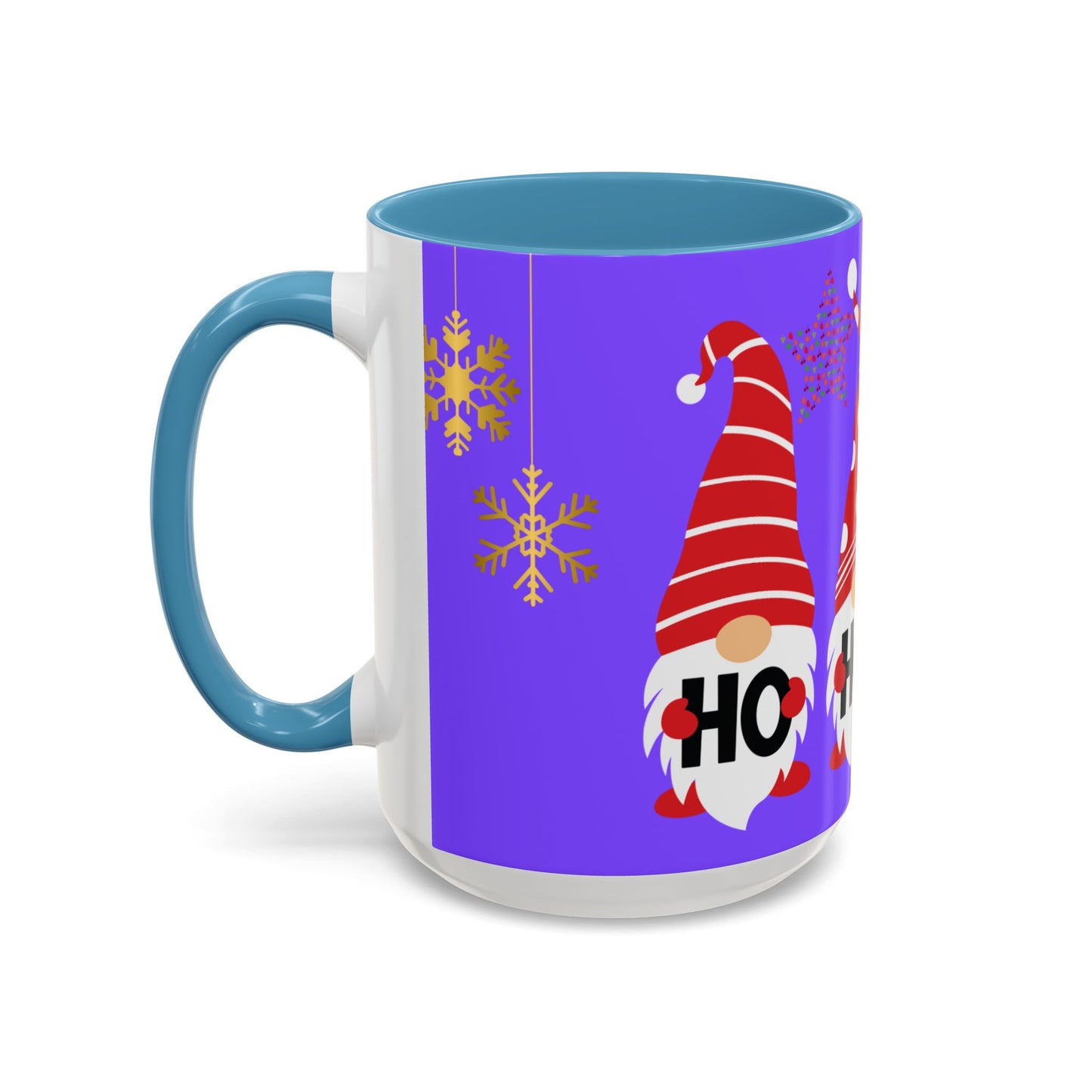 Gnome Holiday Coffee Mug, Festive Mug, Christmas Gift Mug, Cute Gnome Cup, Ho Ho Ho Coffee Mug