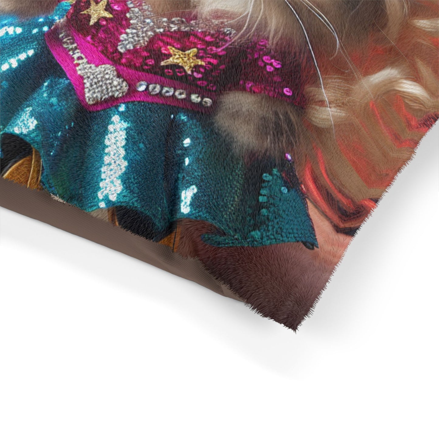 Glamorous Cat Pet Bed, Fun Furry Friends, Cozy Cat Nap Mat, Cute Pet Cushion, Stylish Animal Bed, Pet Accessory for Holidays