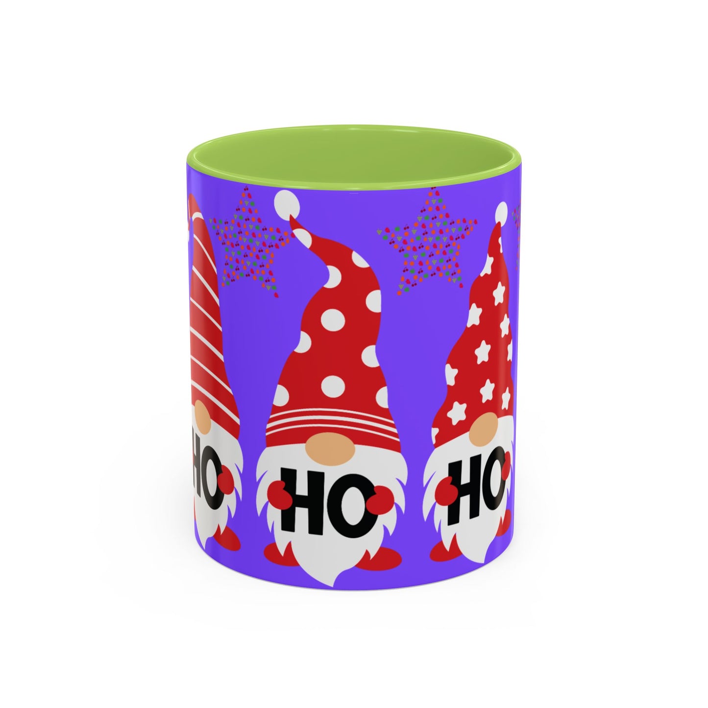 Gnome Holiday Coffee Mug, Festive Mug, Christmas Gift Mug, Cute Gnome Cup, Ho Ho Ho Coffee Mug