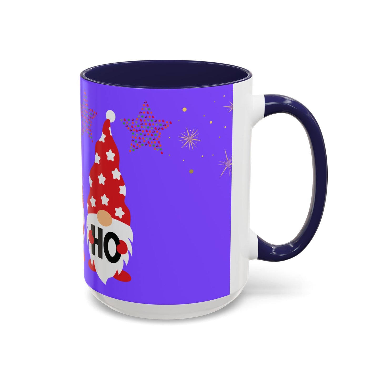 Gnome Holiday Coffee Mug, Festive Mug, Christmas Gift Mug, Cute Gnome Cup, Ho Ho Ho Coffee Mug