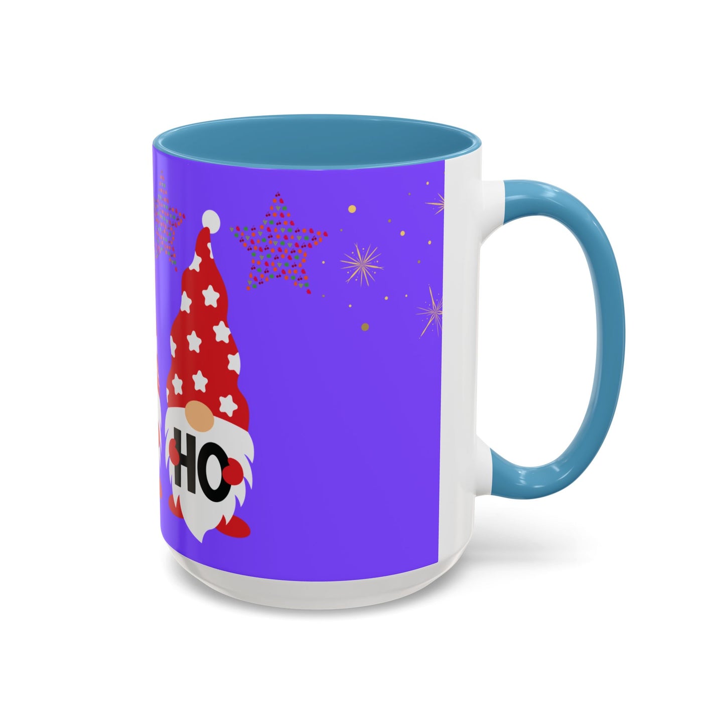 Gnome Holiday Coffee Mug, Festive Mug, Christmas Gift Mug, Cute Gnome Cup, Ho Ho Ho Coffee Mug