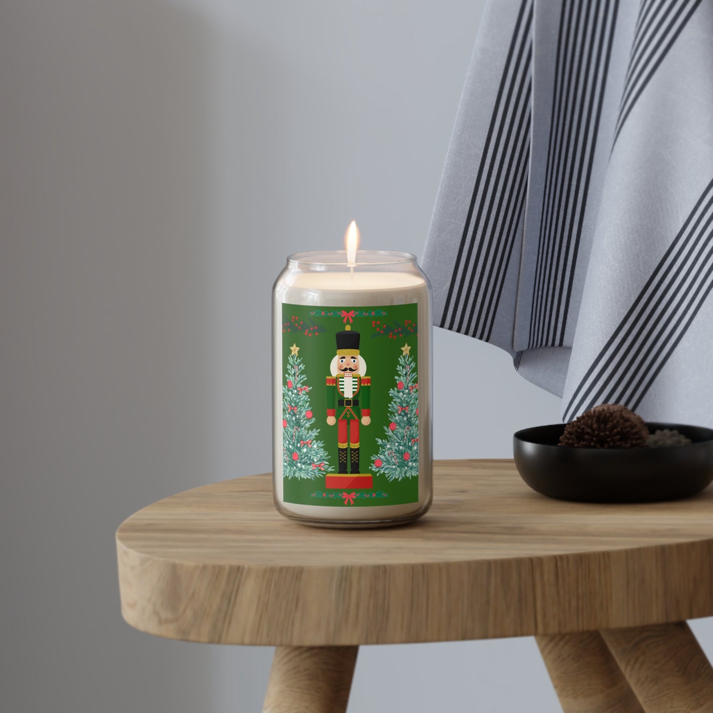 Holiday Nutcracker Scented Soy Candle - 13.75oz Festive Aromas