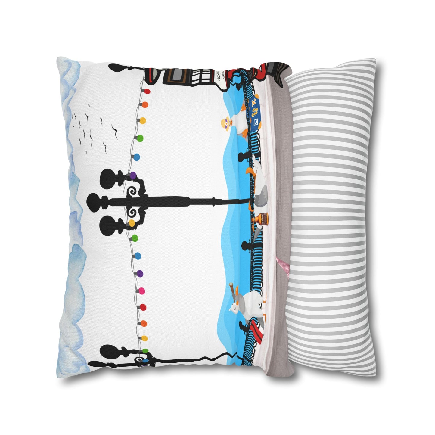 Whimsical Outdoor Scene Pillowcase - Cozy Home Decor, Comfortable Throw Pillow, Gift for Bird Lovers, Vibrant Cushion Cover, Perfect [...]