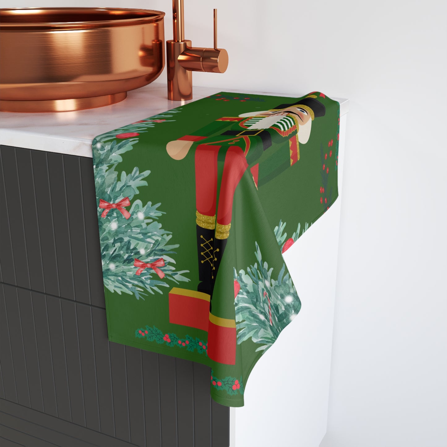 Nutcracker Holiday Hand Towel
