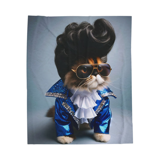 Elvis Cat Velveteen Plush Blanket | Cozy Throw for Cat Lovers, Fun Home Decor, Gift for Pet Owners, Unique Cat Lover Gift, Funny [...]