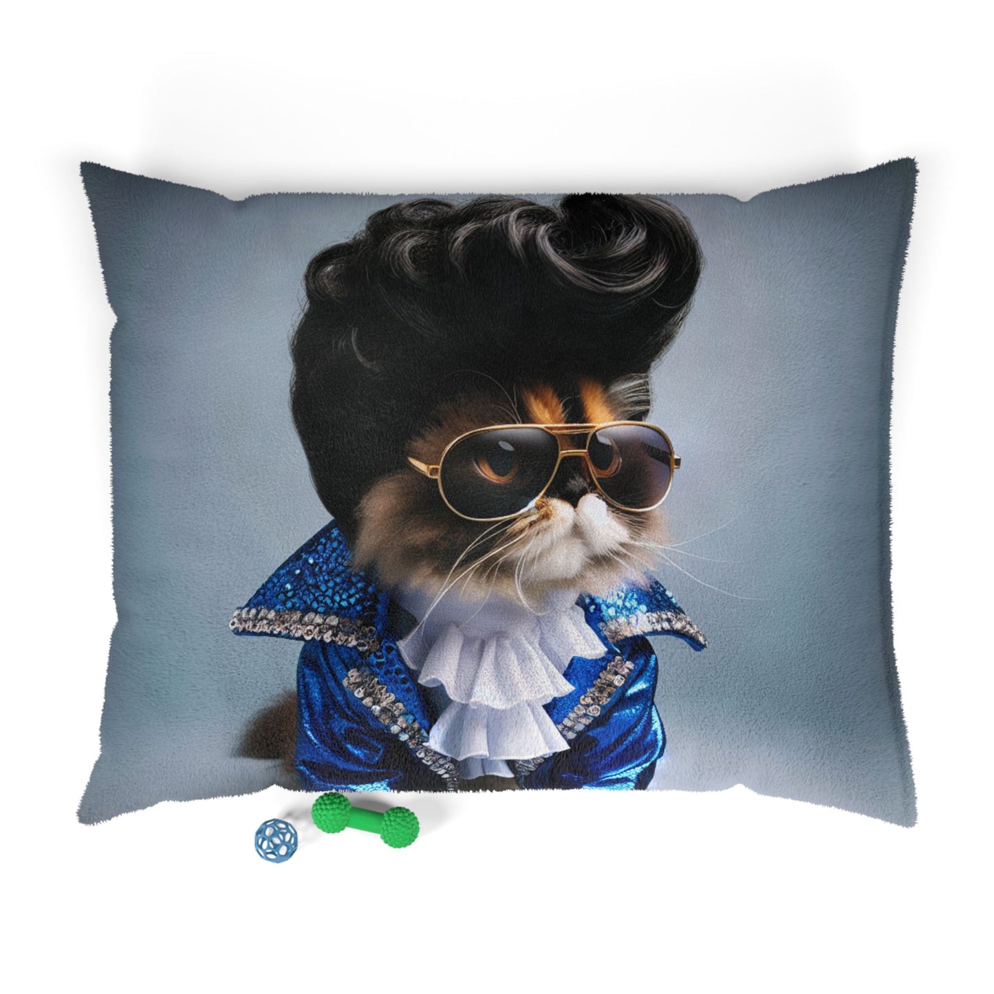 Elvis-Inspired Cat Bed, Stylish Pet Bed, Cozy Cat Cushion, Feline Lounge, Pet Accessories for Cat Lovers, Fun Home Decor