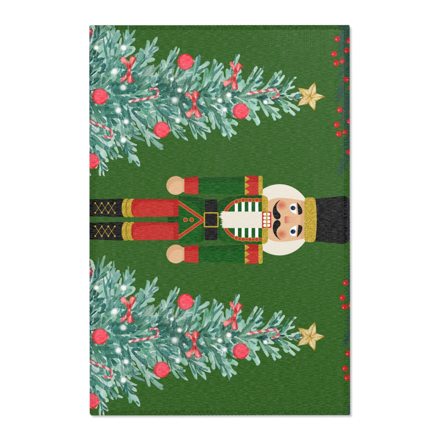 Nutcracker Christmas Area Rug - Festive Holiday Home Decor