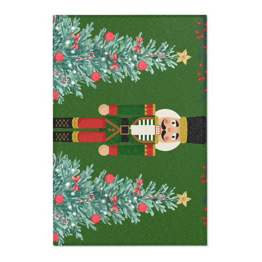 Nutcracker Christmas Area Rug - Festive Holiday Home Decor