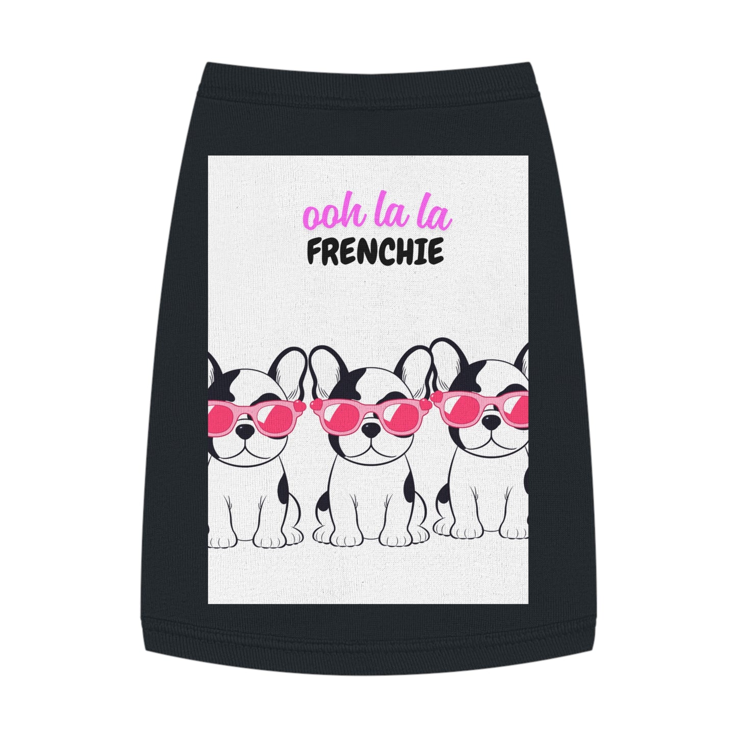 French Bulldog Pet Tank Top, Cute Dog Apparel, Ooh La La Frenchie Shirt, Pet Fashion, Dog Lover Gift