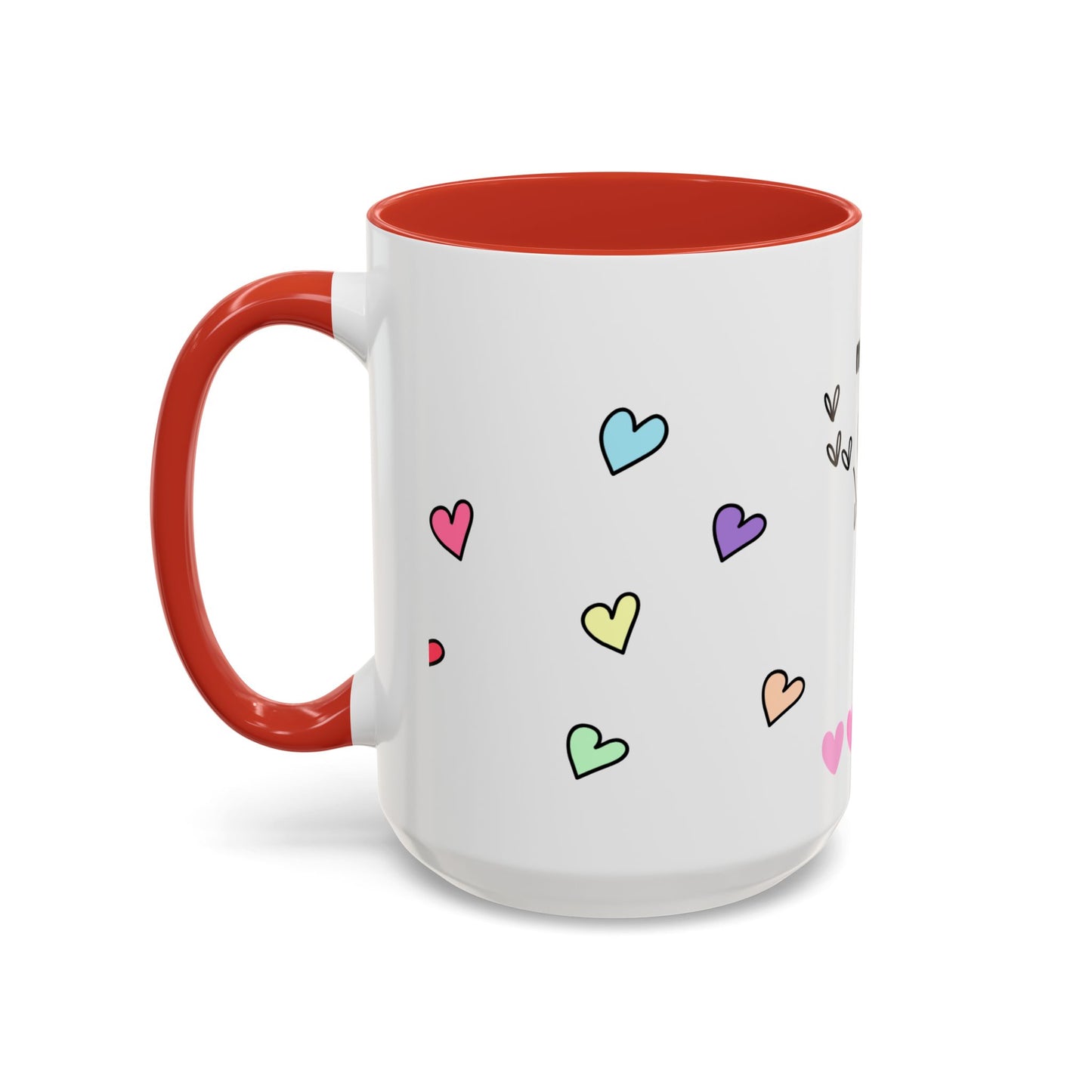Miss You Accent Coffee Mug - Heartwarming Gift for Friends, Loved Ones, Birthdays, Valentine's Day, Coffee Lovers