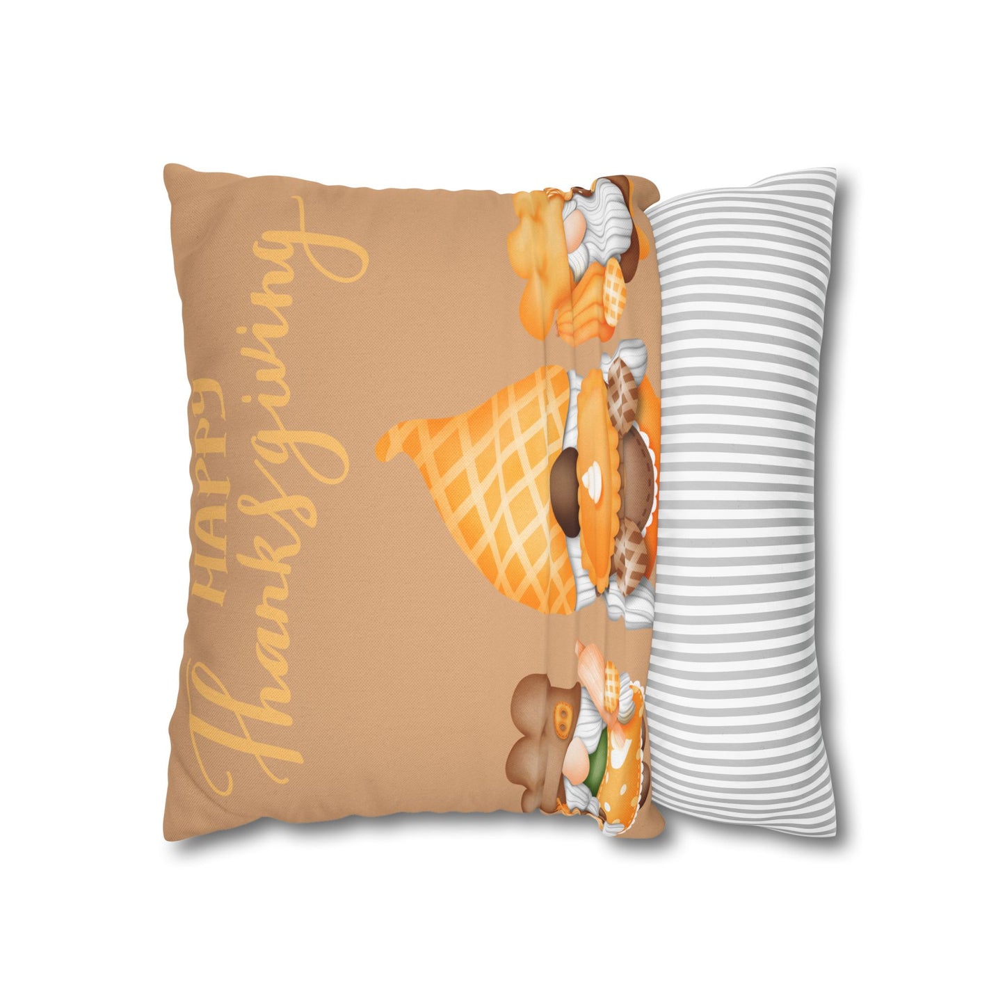 Thanksgiving Gnome Pillowcase - Cozy Fall Decor