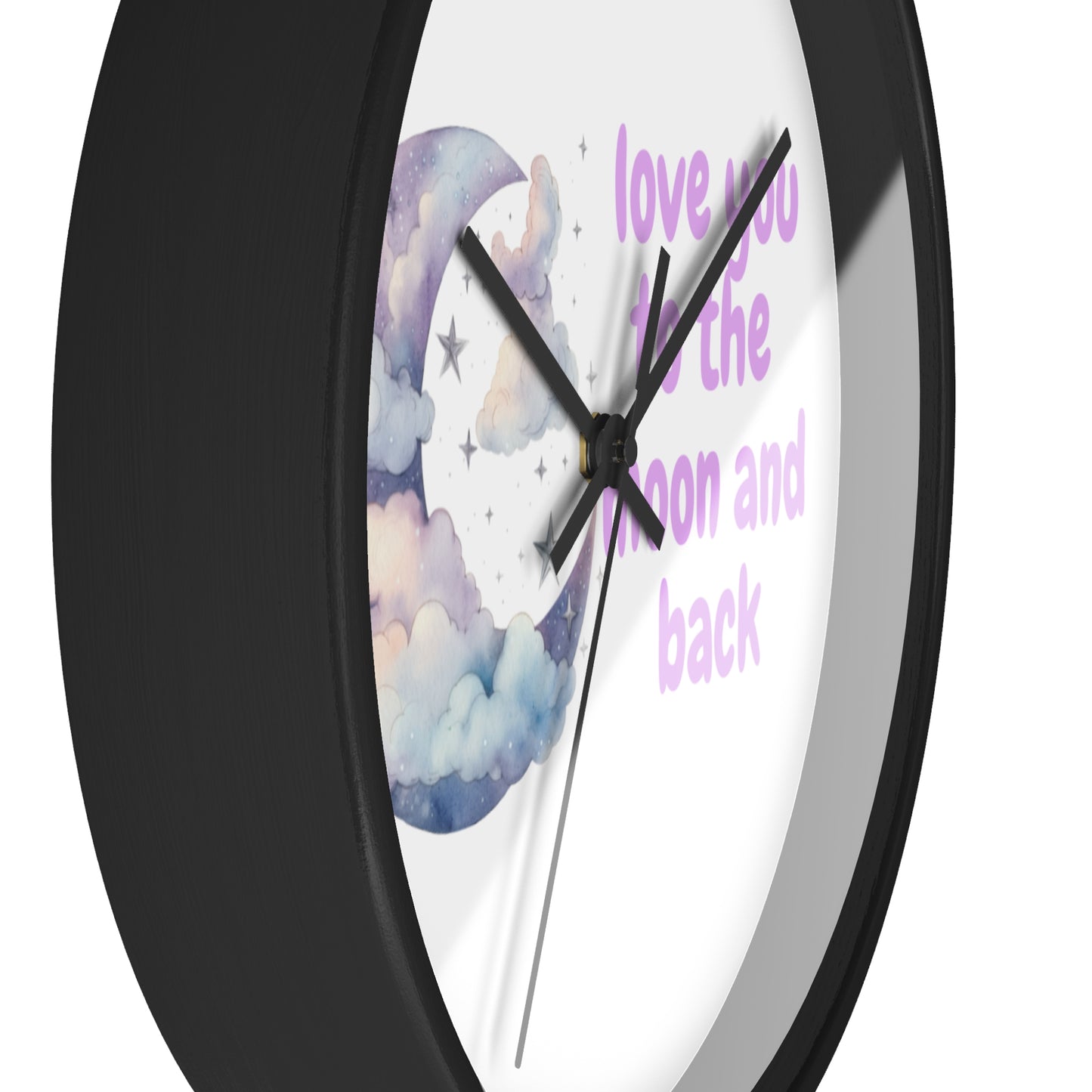 Whimsical Moon Wall Clock - Love You to the Moon and Back, Celestial Home Decor, Unique Gift, Baby Nursery, Romantic Decor, [...]