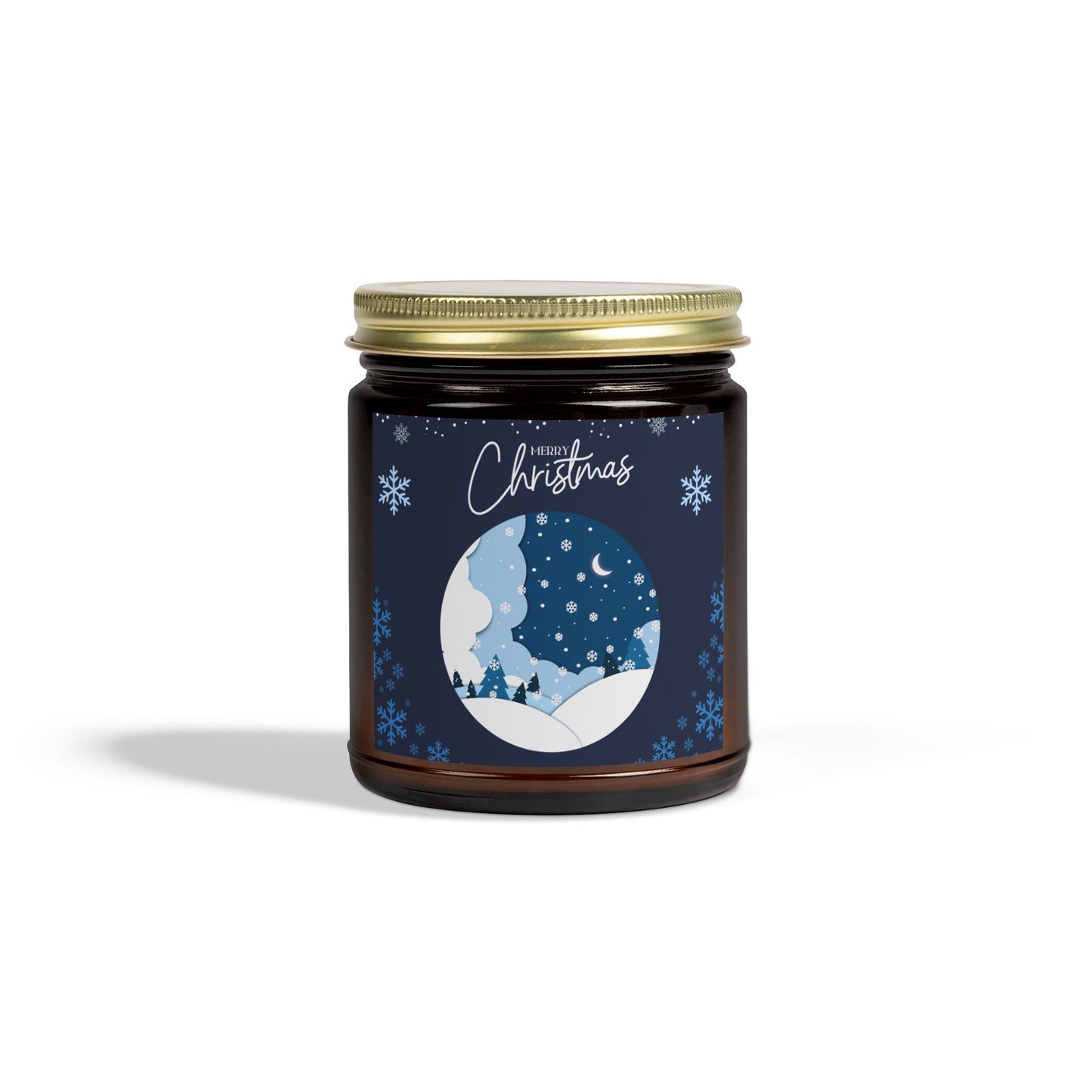 Christmas Scented Candle, Holiday Decor, Gift Idea, Winter Fragrance, Cozy Home Atmosphere