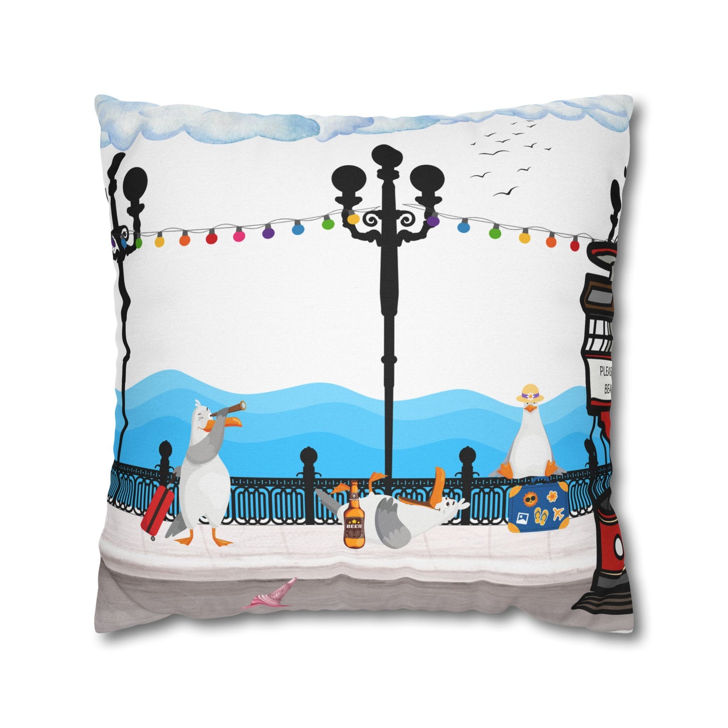 Whimsical Outdoor Scene Pillowcase - Cozy Home Decor, Comfortable Throw Pillow, Gift for Bird Lovers, Vibrant Cushion Cover, Perfect [...]