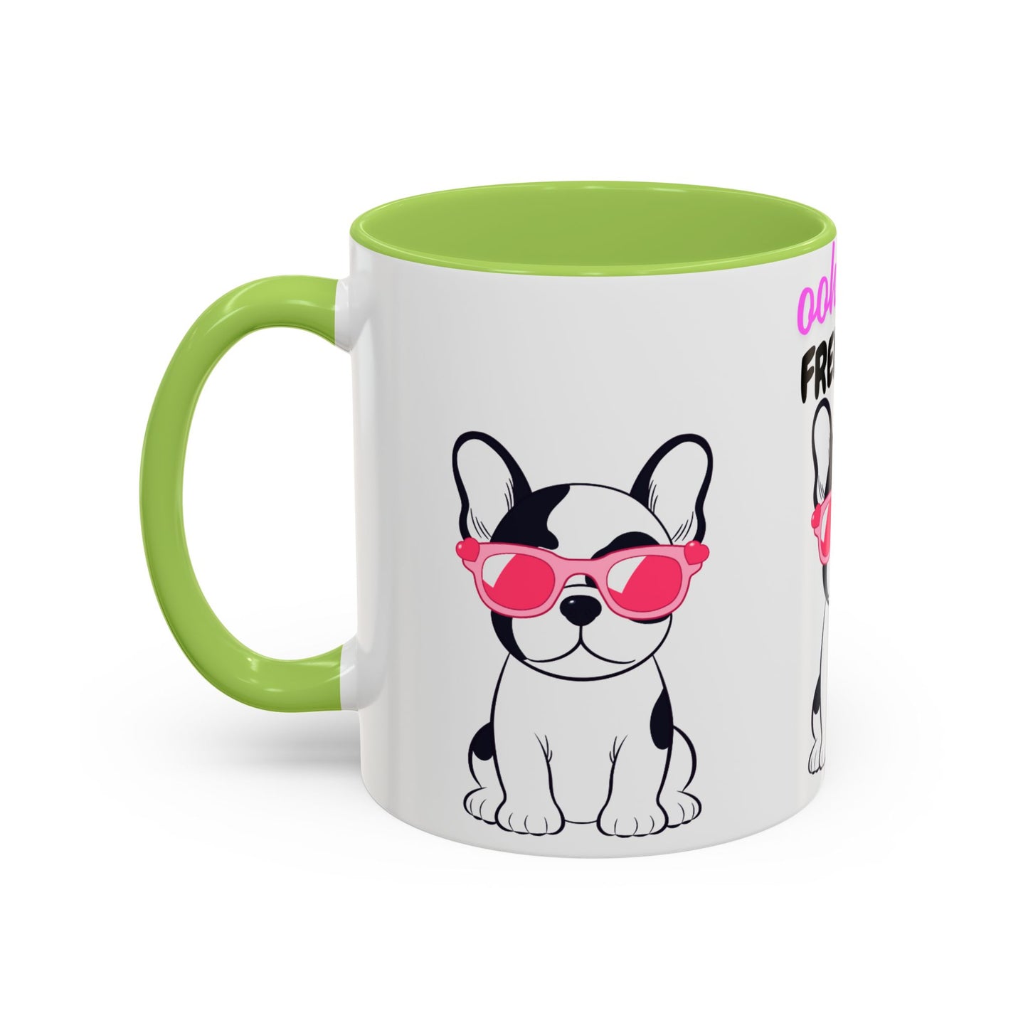 Trendy French Bulldog Coffee Mug, Dog Lover Gift, Ooh La La Frenchie Mug, Cute Pet Mug, Fun Drinkware, Animal Lover Cup