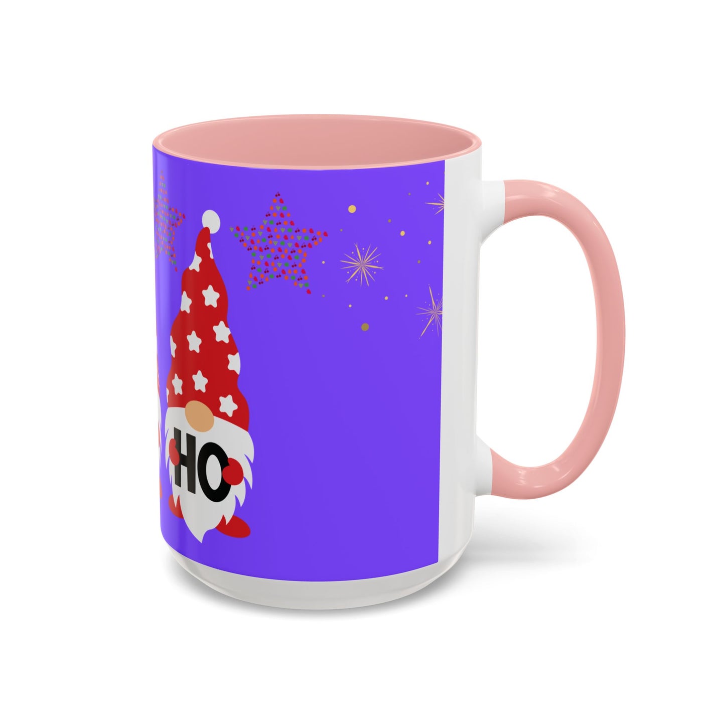 Gnome Holiday Coffee Mug, Festive Mug, Christmas Gift Mug, Cute Gnome Cup, Ho Ho Ho Coffee Mug