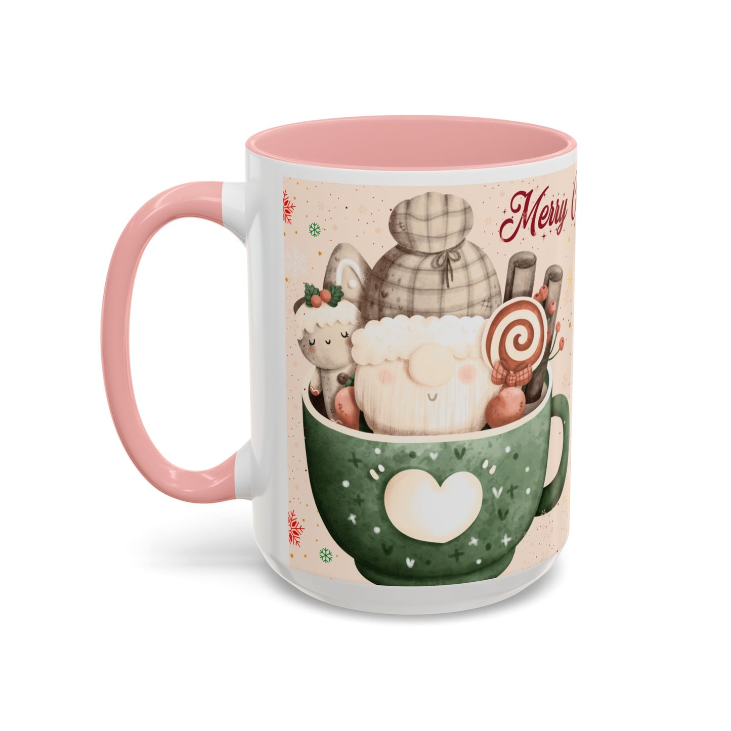 Holiday Coffee Mug – Merry Christmas Design, Cute Gift for Coffee Lovers, Festive Mug for Winter Celebrations, Unique Holiday Decor