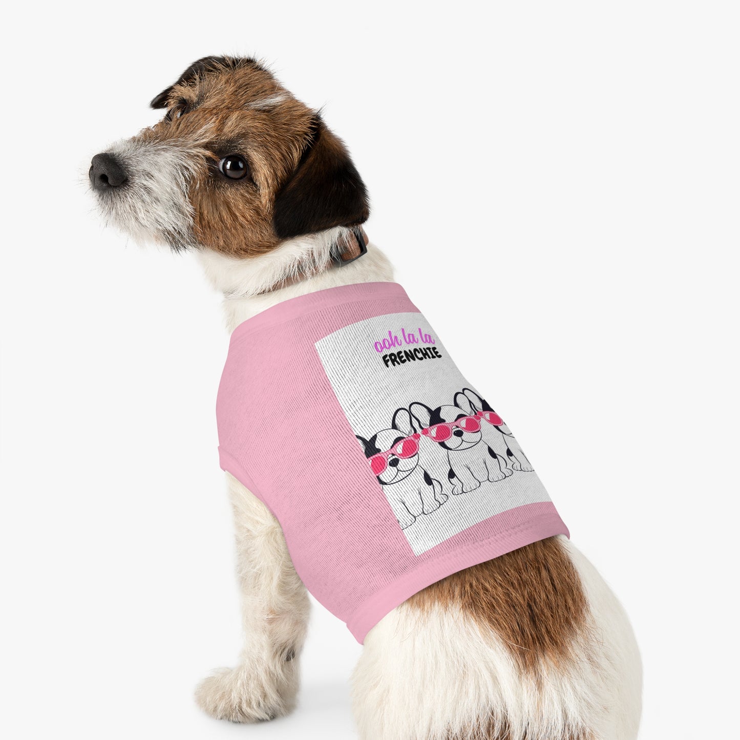 French Bulldog Pet Tank Top, Cute Dog Apparel, Ooh La La Frenchie Shirt, Pet Fashion, Dog Lover Gift