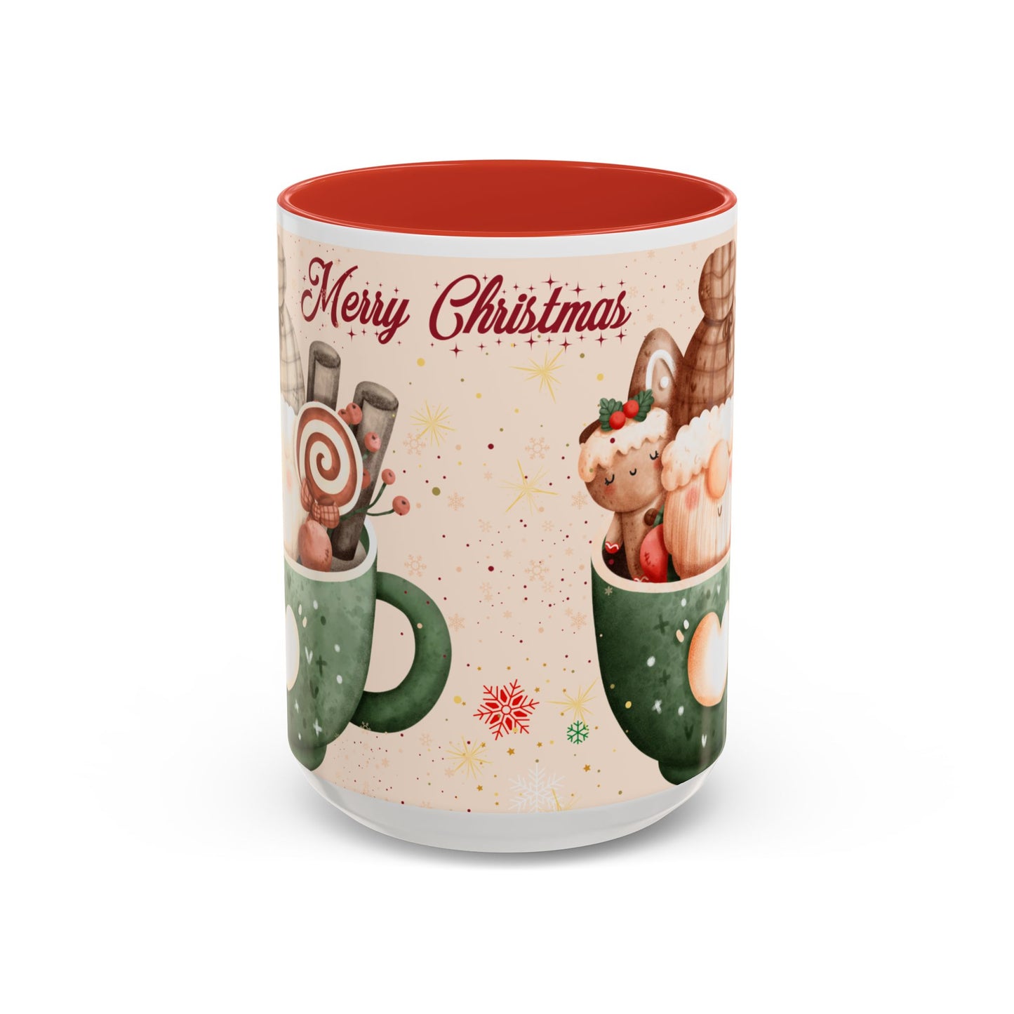 Holiday Coffee Mug – Merry Christmas Design, Cute Gift for Coffee Lovers, Festive Mug for Winter Celebrations, Unique Holiday Decor