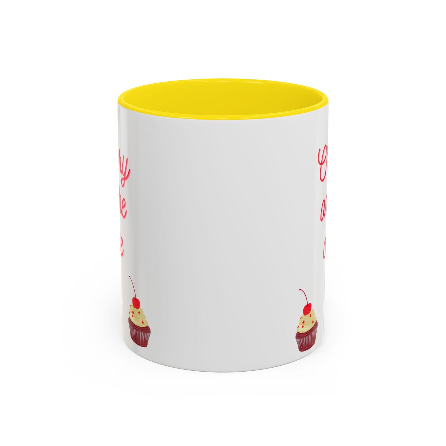 Cute Cupcake Themed Coffee Mug, Sweet Gift for Birthdays, Party Favor, Baking Lover, Kitchen Decor, Cherry on the Cake