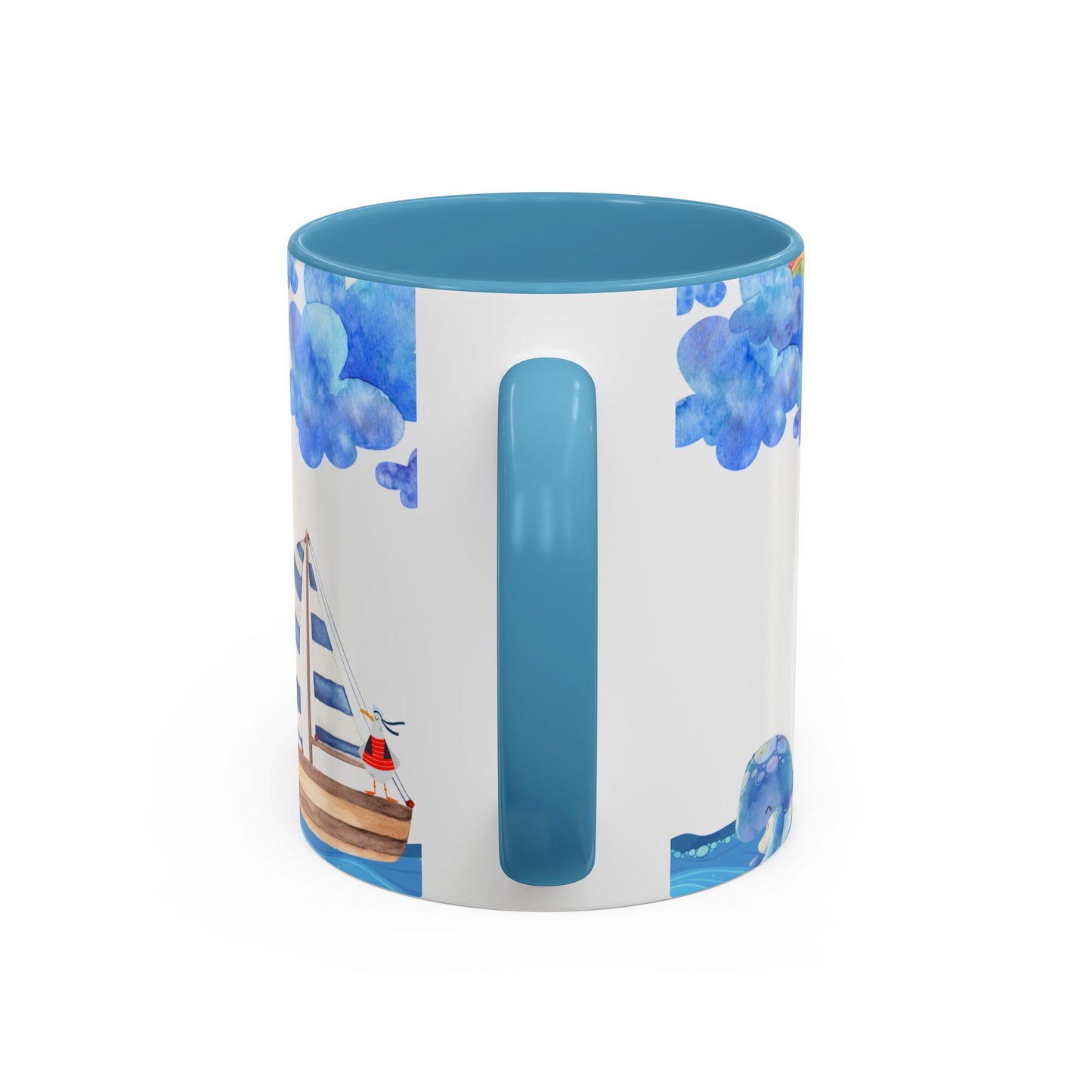 Coastal Lighthouse Coffee Mug, Nautical Drinkware, Beach Themed, Ocean Lover Gift, Relaxing Home Decor