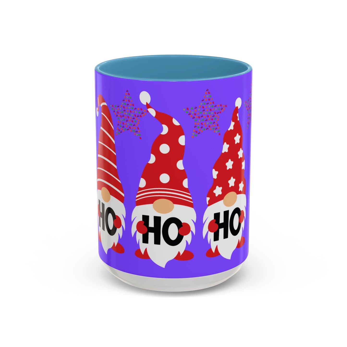 Gnome Holiday Coffee Mug, Festive Mug, Christmas Gift Mug, Cute Gnome Cup, Ho Ho Ho Coffee Mug