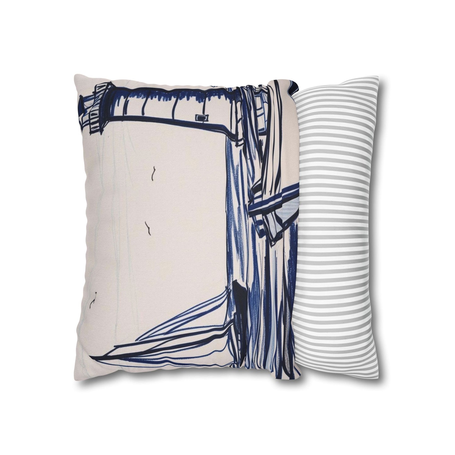 Nautical Sailboat Pillow