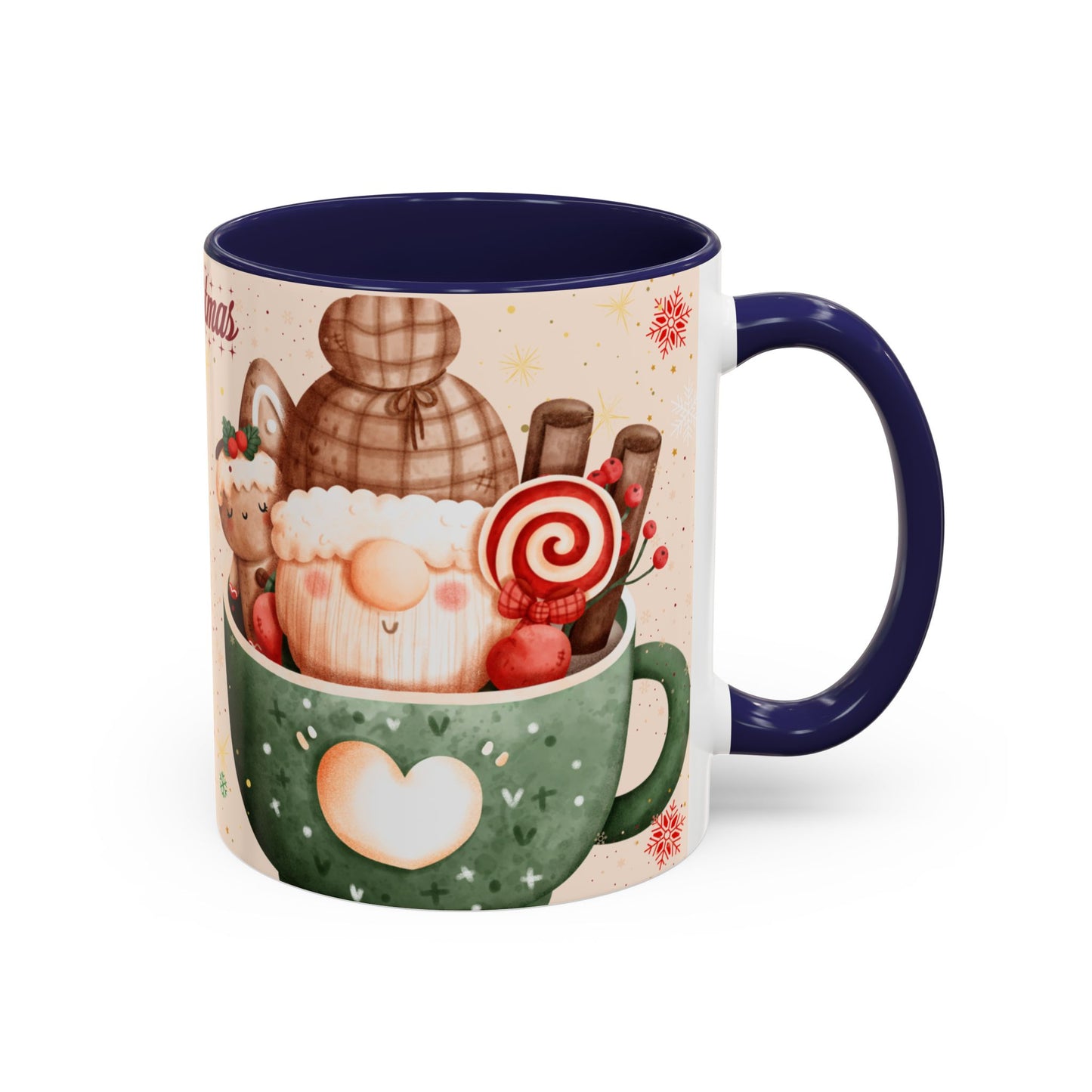 Holiday Coffee Mug – Merry Christmas Design, Cute Gift for Coffee Lovers, Festive Mug for Winter Celebrations, Unique Holiday Decor