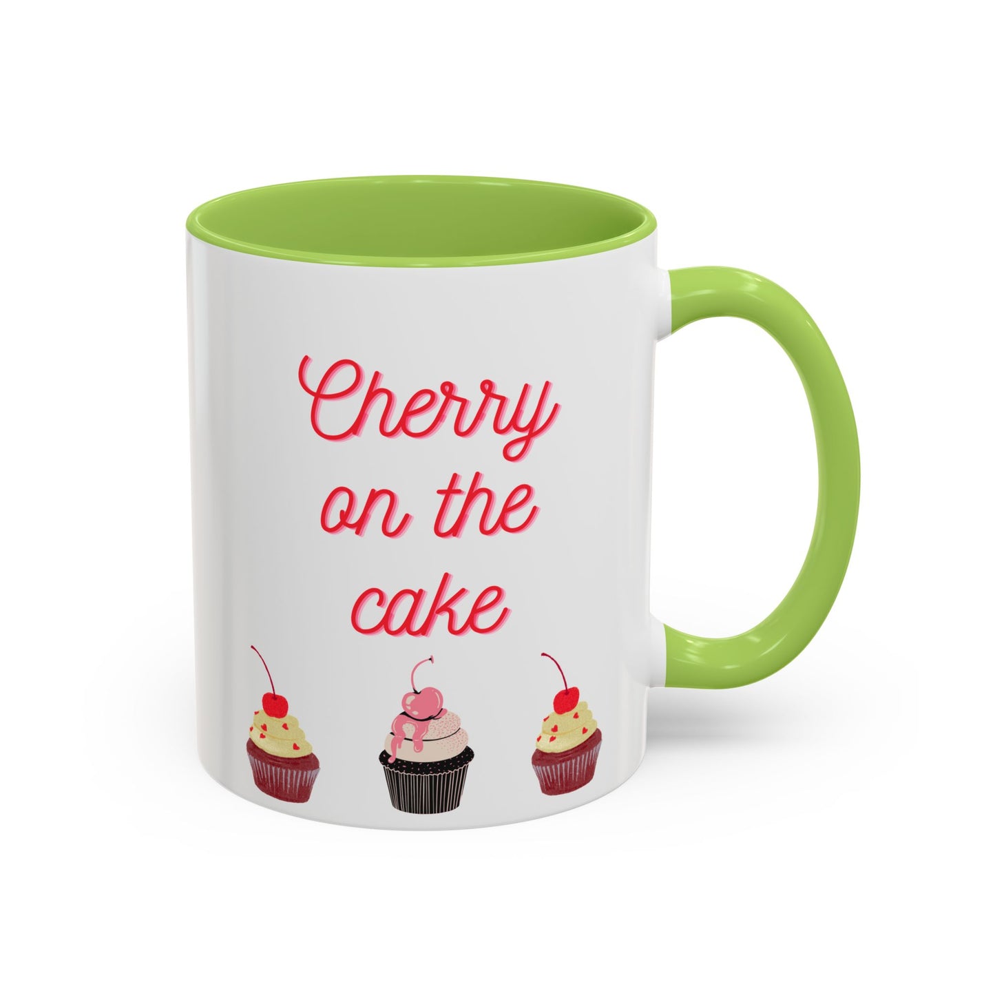 Cute Cupcake Themed Coffee Mug, Sweet Gift for Birthdays, Party Favor, Baking Lover, Kitchen Decor, Cherry on the Cake