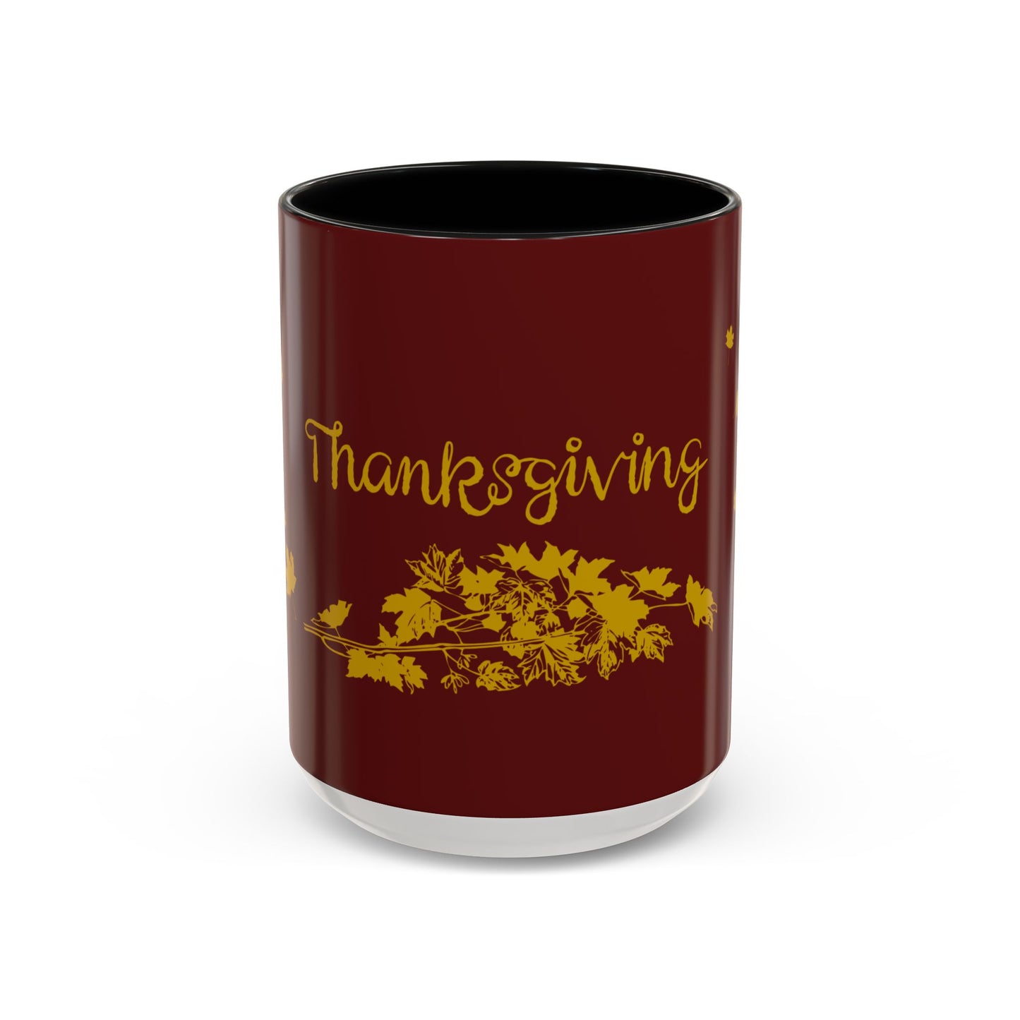 Thanksgiving Accent Coffee Mug, Fall Harvest Mug, Autumn Coffee Cup, Holiday Gift Mug, Seasonal Home Decor