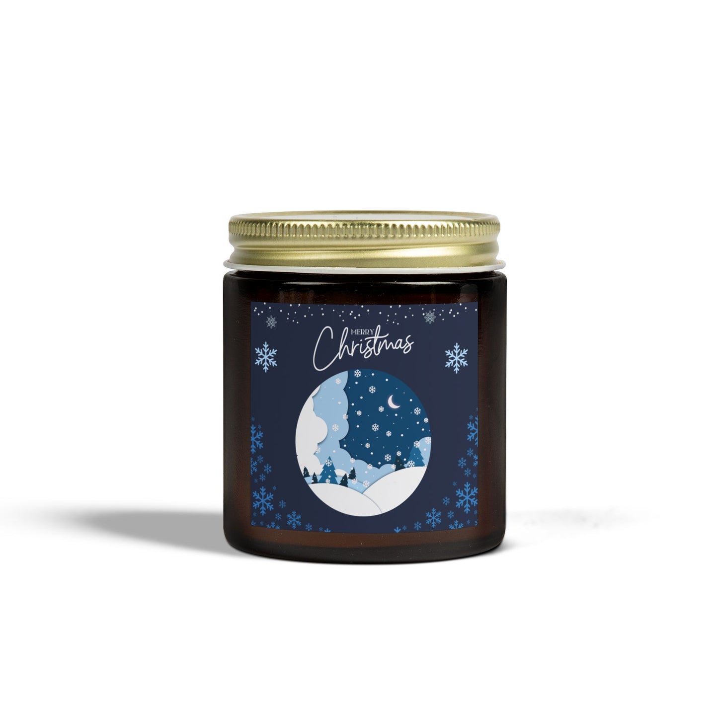 Christmas Scented Candle, Holiday Decor, Gift Idea, Winter Fragrance, Cozy Home Atmosphere