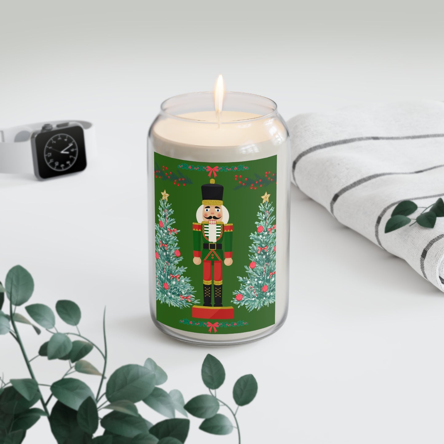 Holiday Nutcracker Scented Soy Candle - 13.75oz Festive Aromas