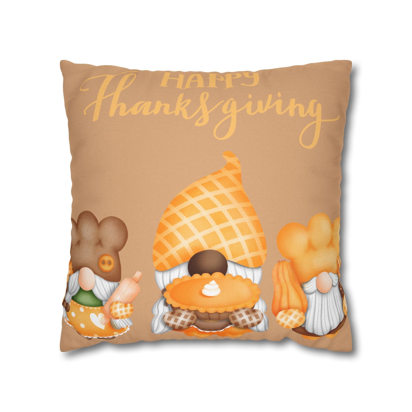 Thanksgiving Gnome Pillowcase - Cozy Fall Decor