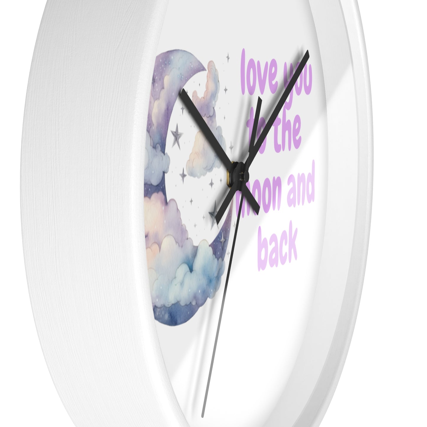 Whimsical Moon Wall Clock - Love You to the Moon and Back, Celestial Home Decor, Unique Gift, Baby Nursery, Romantic Decor, [...]