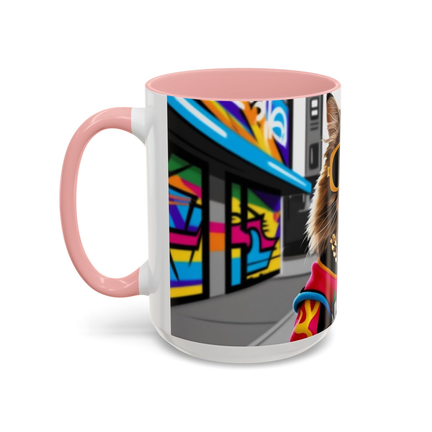 Trendy Cat-Inspired Coffee Mug, Cool Cat Mug for Animal Lovers, Gift for Cat Owners, Unique Pet Lover Coffee Cup, Office Mug