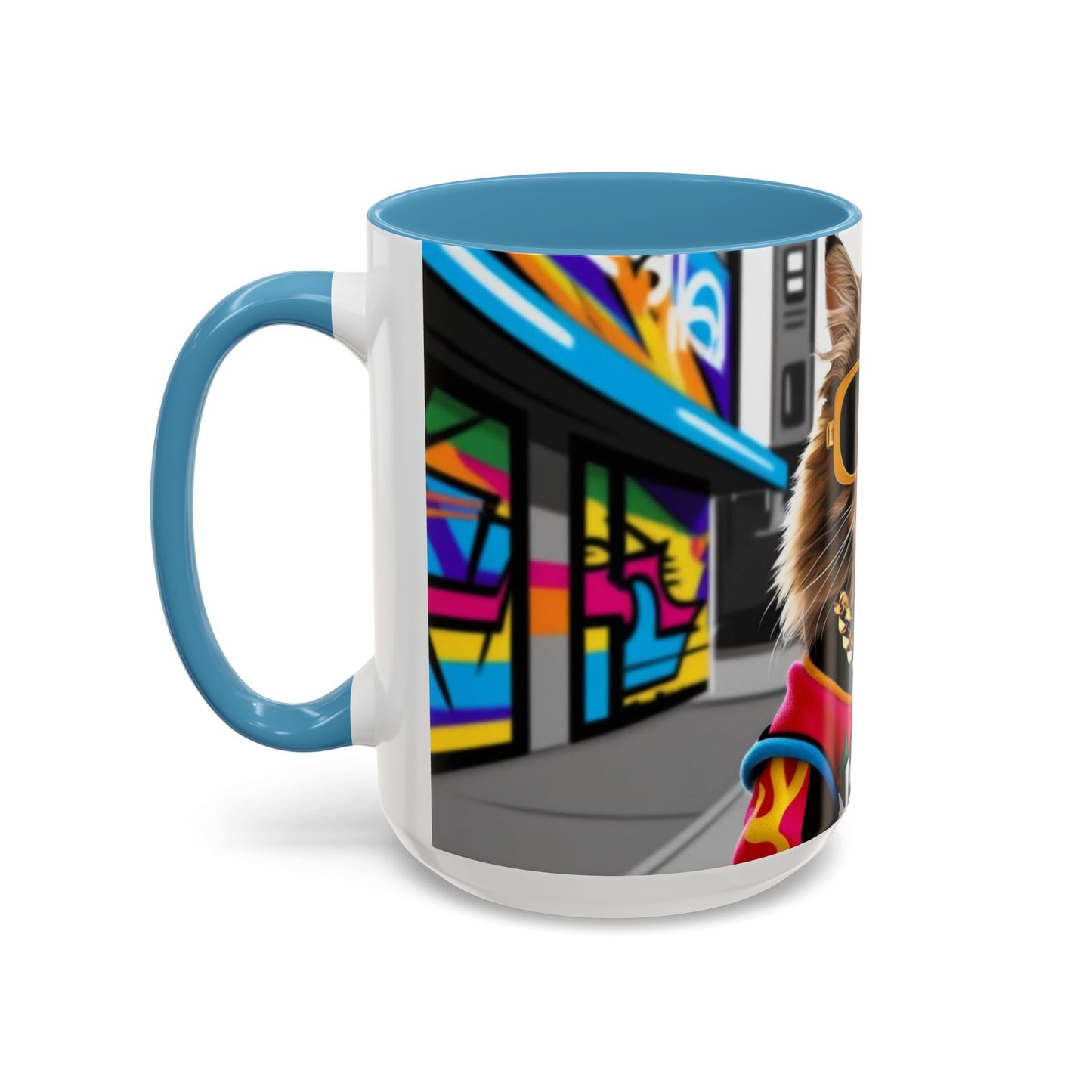 Trendy Cat-Inspired Coffee Mug, Cool Cat Mug for Animal Lovers, Gift for Cat Owners, Unique Pet Lover Coffee Cup, Office Mug